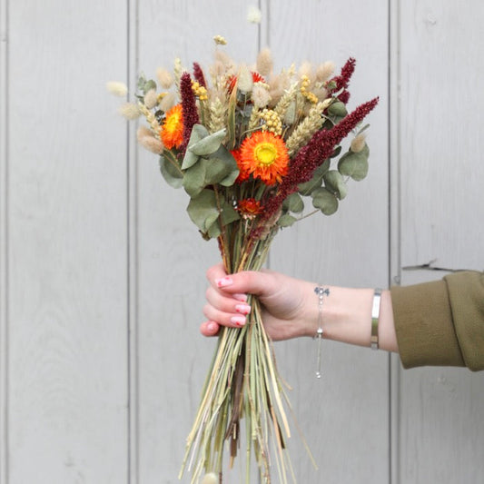 Autumn Glow Dried Flower Bouquet